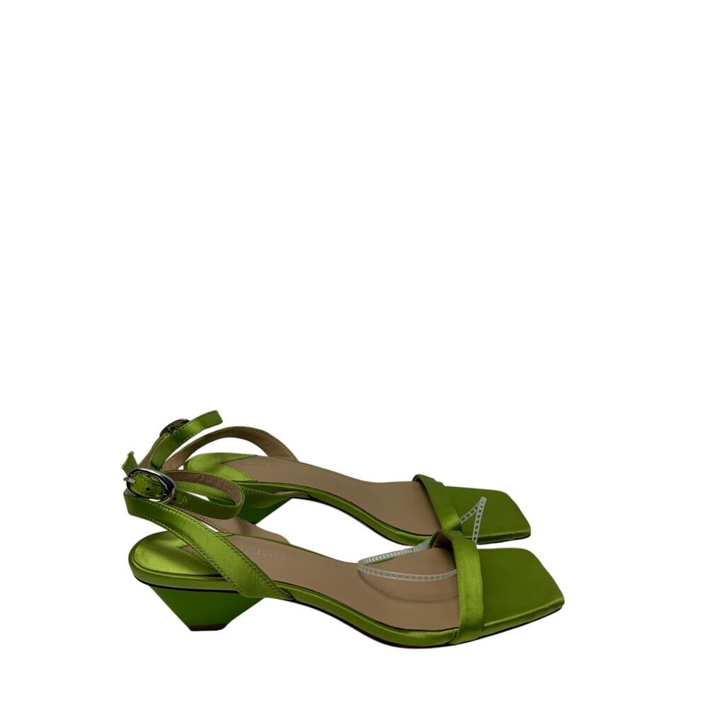 Antonio Melani Fina Green Satin Pumps Women's Size 7.5 NWT